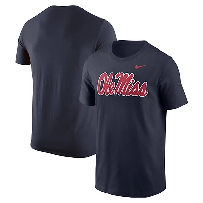 Men's Nike Navy Ole Miss Rebels Logo T-Shirt