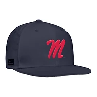 Men's Nike Navy Ole Miss Rebels  On-Field Baseball Performance Fitted Hat