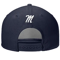 Casquette ajustable Nike bleu marine Ole Miss Rebels Rise pour homme