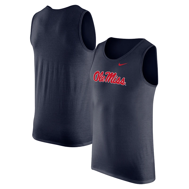 Men's Nike Navy Ole Miss Rebels Tank Top