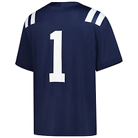 Men's Nike #1 Navy Ole Miss Rebels Untouchable Football Jersey