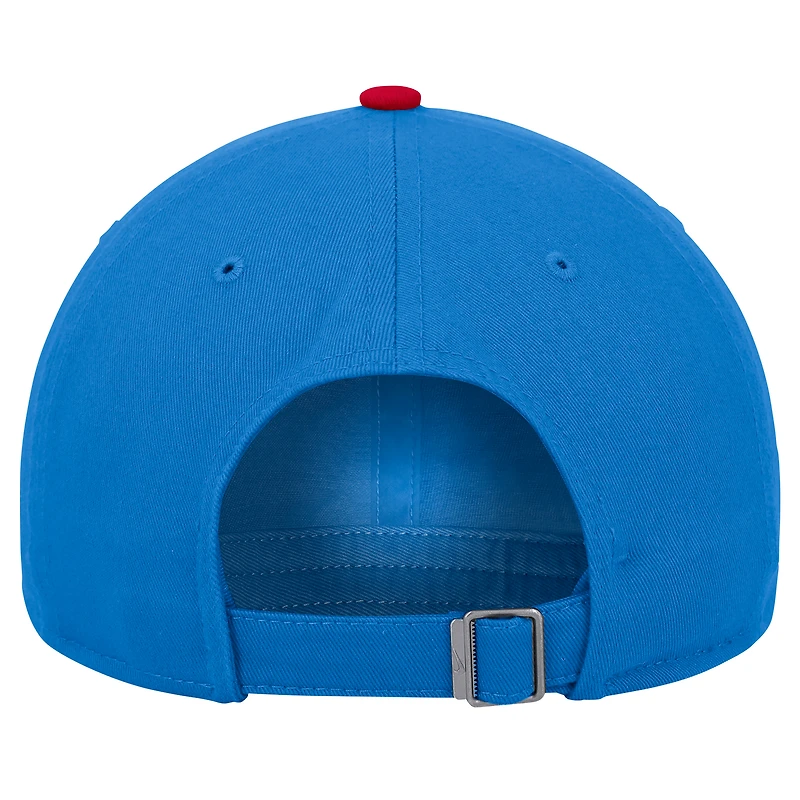 Men's Nike Powder Blue Ole Miss Rebels Colorblock Club Adjustable Hat