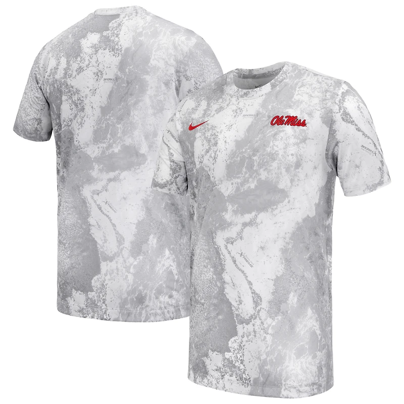 Men's Nike White/Gray Ole Miss Rebels x Realtree XTREME T-Shirt