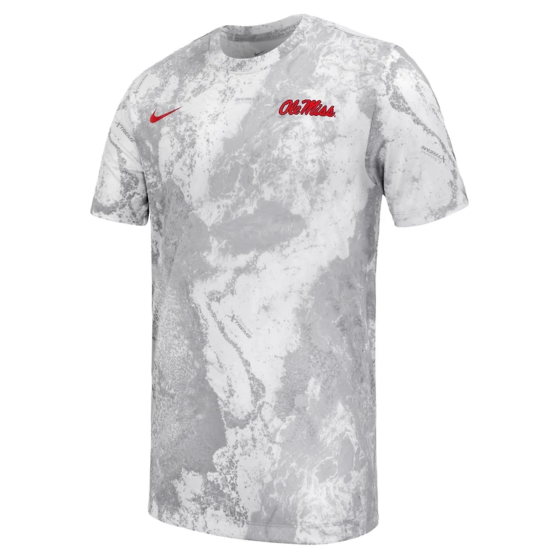 Men's Nike White/Gray Ole Miss Rebels x Realtree XTREME T-Shirt