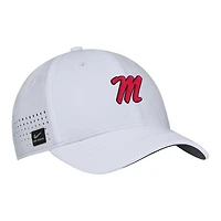 Men's Nike White Ole Miss Rebels 2025 On-Field Performance Flex Hat
