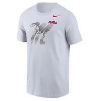 T-shirt Nike blanc Ole Miss Rebels x Realtree pour homme