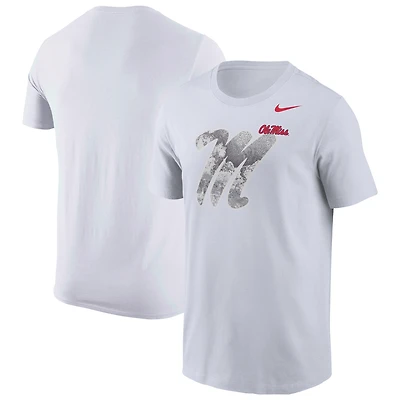 T-shirt Nike blanc Ole Miss Rebels x Realtree pour homme