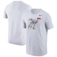 T-shirt Nike blanc Ole Miss Rebels x Realtree pour homme