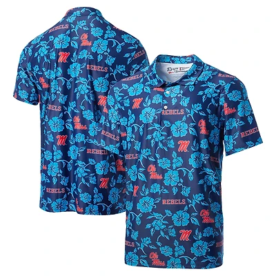 Polo Reyn Spooner bleu marine Ole Miss Rebels Performance pour hommes