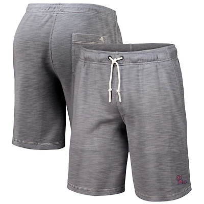 Men's Tommy Bahama Gray Ole Miss Rebels Tobago Bay Tri-Blend Shorts
