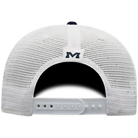 Men's Top of the World Navy/White Ole Miss Rebels Trucker Snapback Hat