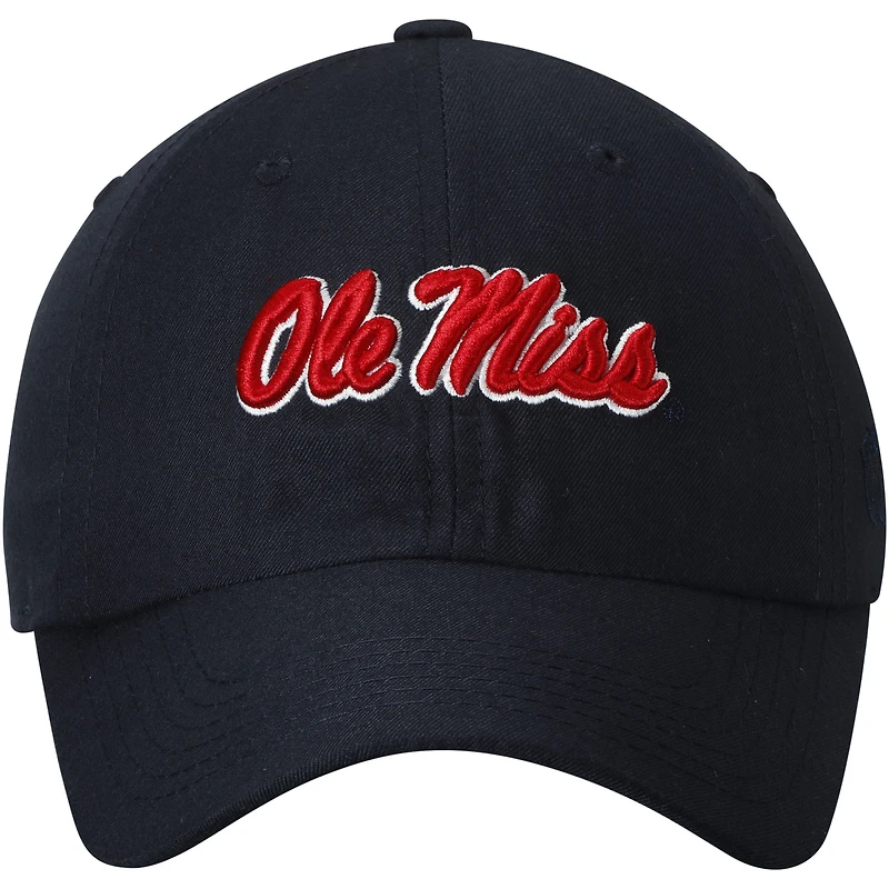 Men's Top of the World Navy Ole Miss Rebels Staple Adjustable Hat