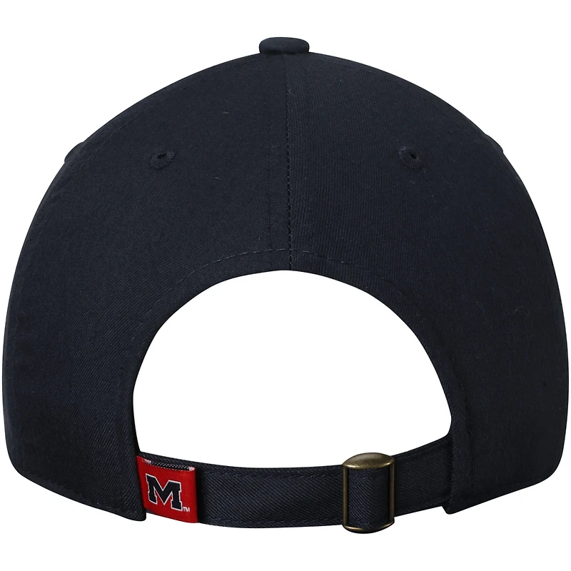 Men's Top of the World Navy Ole Miss Rebels Staple Adjustable Hat