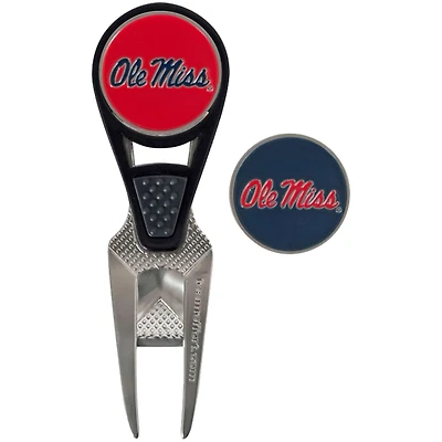 Ensemble d'outils de réparation CVX et de marqueurs de balles Ole Miss Rebels