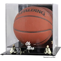 Vitrine de basket-ball avec logo Golden Classic Ole Miss Rebels avec dos miroir
