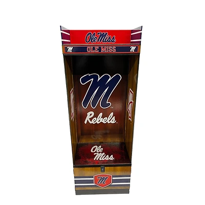 Casier sportif en carton ondulé Ole Miss Rebels LockerSource