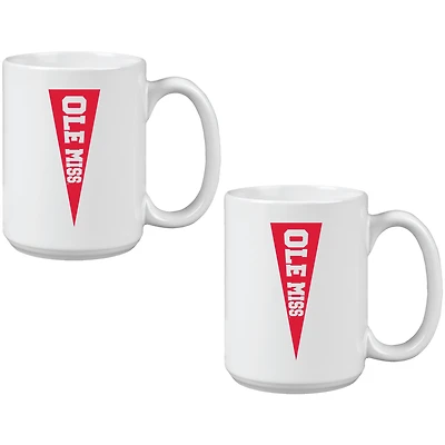Ole Miss Rebels Two Pack 15oz. Vault Sketch Ceramic Mug Set