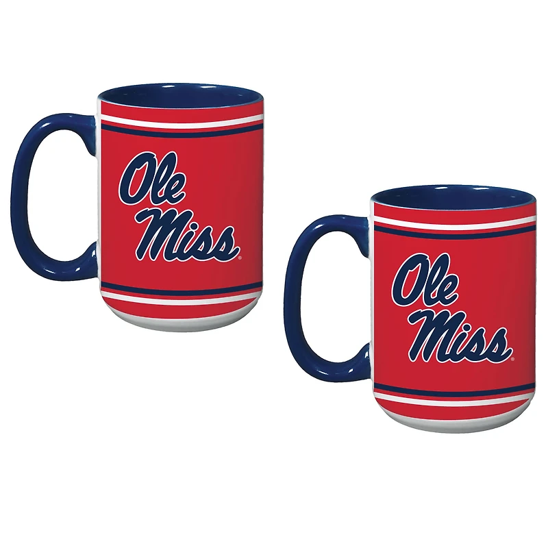Ensemble de deux tasses pour anciens élèves Ole Miss Rebels