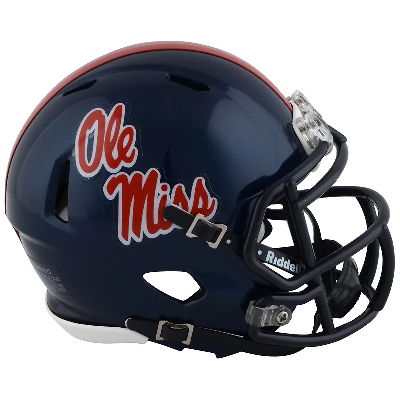Riddell Ole Miss Rebels Revolution Speed ​​Mini casque de football
