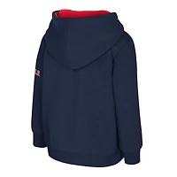 Toddler Colosseum  Navy Ole Miss Rebels Big Logo Volume Fleece Pullover Hoodie