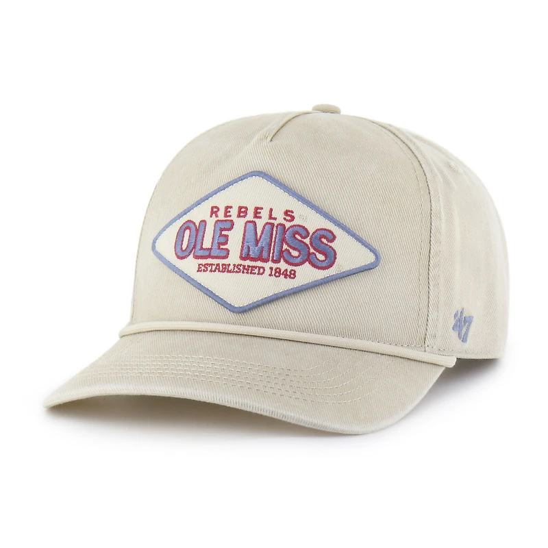 Unisex '47  Cream Ole Miss Rebels Outdoorsmen Cairn Hitch Adjustable Hat
