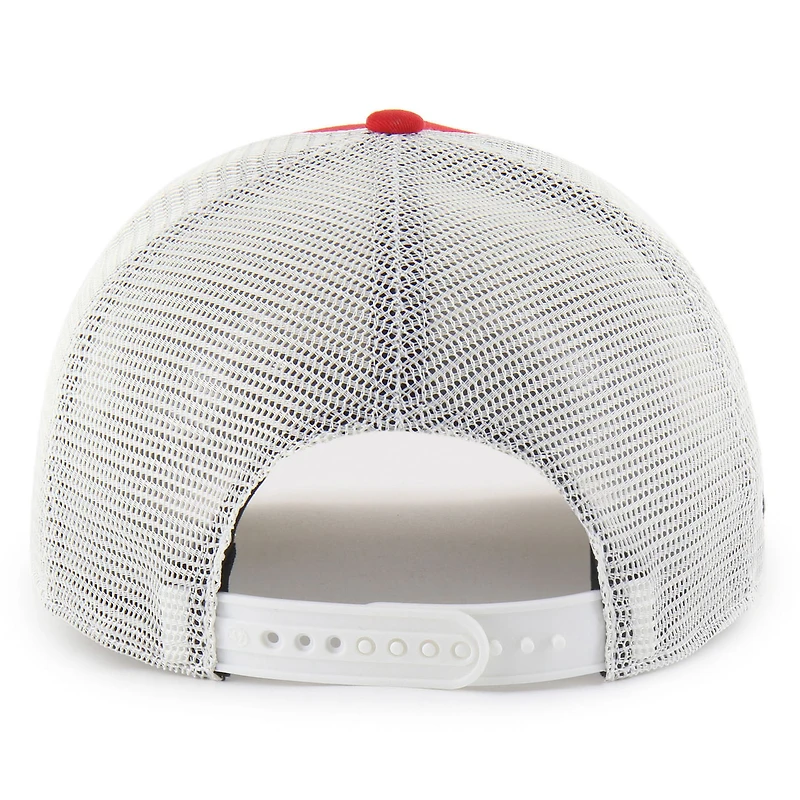 Casquette ajustable unisexe rouge Ole Miss Rebels Contemporary Basics Foundation Trucker Hitch '47