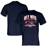 Unisex Blue 84 Navy Ole Miss Rebels College Football Playoff 2026 Sugar Bowl T-Shirt