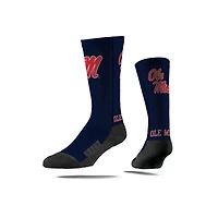 Chaussettes unisexes Strideline Ole Miss Rebels Premium Mascot
