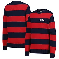 Unisex Uscape Apparel  Navy Ole Miss Rebels Renew Knit Stadium Sweater