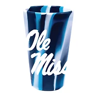 Verre à bière tendance en silicone WinCraft Ole Miss Rebels de 16 oz