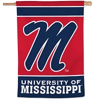 WinCraft Ole Miss Rebels Bannière verticale simple face avec logo principal 28" x 40"