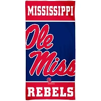 Serviette de plage WinCraft Ole Miss Rebels 30" x 60" Spectra