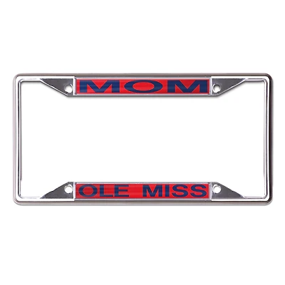 WinCraft Ole Miss Rebels Mom School Supporter Laser Cut Metal License Plate Frame