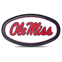 Cache-attelage ovale WinCraft Ole Miss Rebels, recouvert de couleur