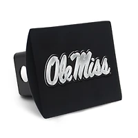 Cache-attelage WinCraft Ole Miss Rebels Premium en métal chromé avec logo