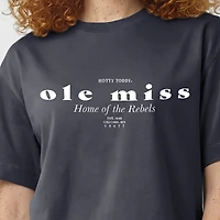 Women's Champion Navy Ole Miss Rebels Home Wordmark T-Shirt