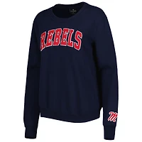 Sweat Colosseum Navy Ole Miss Rebels Campanile pour femme