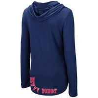 Colosseum Navy Ole Miss Rebels My Lover T-shirt à capuche léger manches longues pour femme