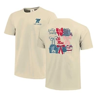 T-shirt Ole Miss Rebels Coquette pour femme, couleurs naturelles et confortables