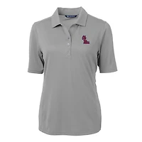 Polo recyclé en piqué écologique pour femme Ole Miss Rebels Virtue, gris Cutter & Buck