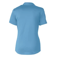 Polo extensible texturé bleu poudre Cutter & Buck pour femme des Ole Miss Rebels Vault Prospect