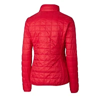 Women's Cutter & Buck Red Ole Miss Rebels Rainier Eco Insulated Puffer Full-Zip Jacket