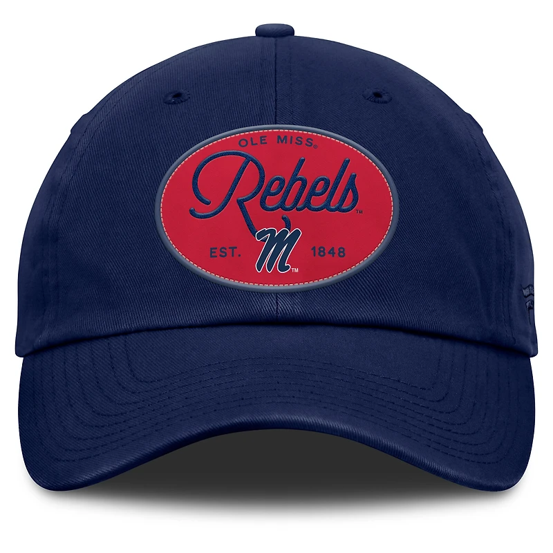 Casquette ajustable Candid pour femmes Fanatics Navy Ole Miss Rebels