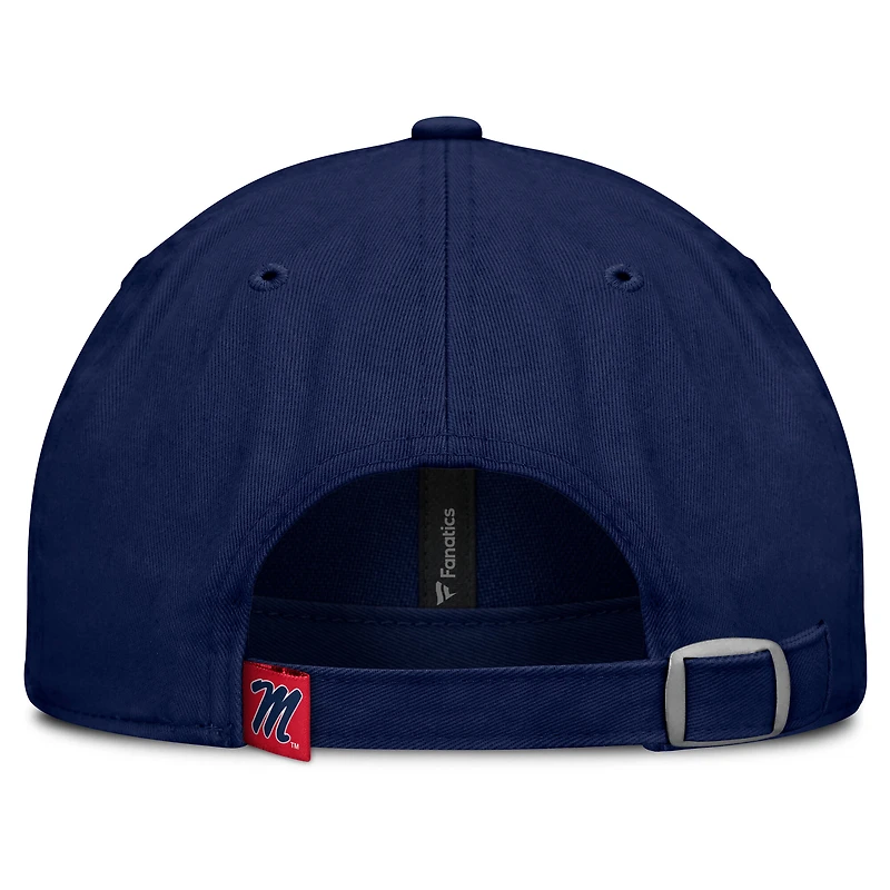 Casquette ajustable Candid pour femmes Fanatics Navy Ole Miss Rebels