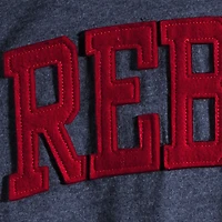 T-shirt à manches longues Pressbox Navy Ole Miss Rebels Two-Hit Canyon pour femmes