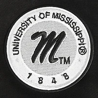 Sweat-shirt court Pro Standard noir pour femme Ole Miss Rebels Pearl