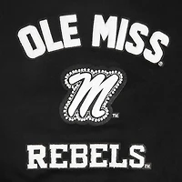 Sweat-shirt court Pro Standard noir pour femme Ole Miss Rebels Pearl