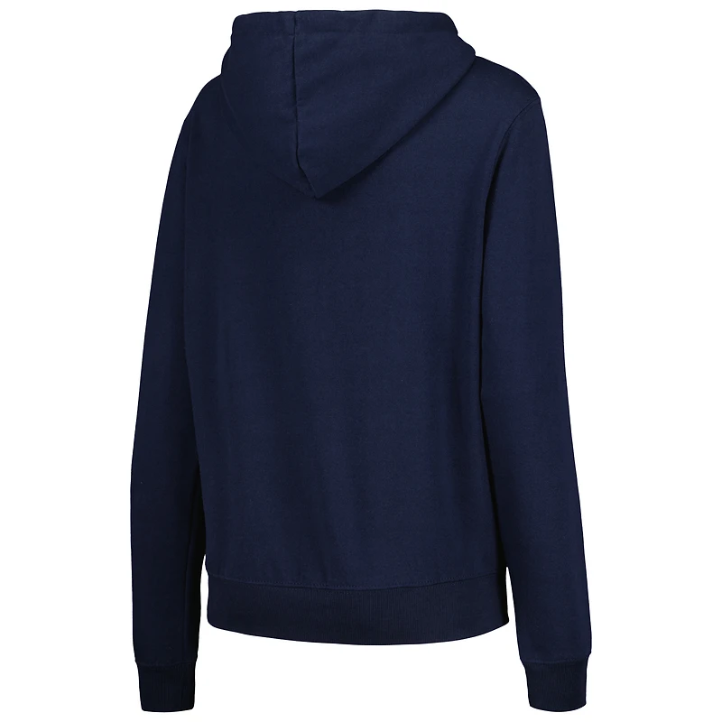 Sweat à capuche gros logo Ole Miss Rebels Stadium Athletic bleu marine pour femme