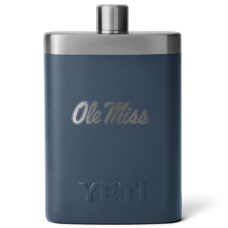 YETI Navy Ole Miss Rebels 7oz. Flask