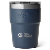 Gobelet empilable YETI Ole Miss Rebels Primary Rambler 473 ml avec couvercle Magslider